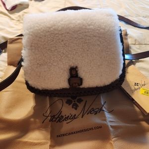 Patricia Nash Finch Crossbody Bag Sherpa